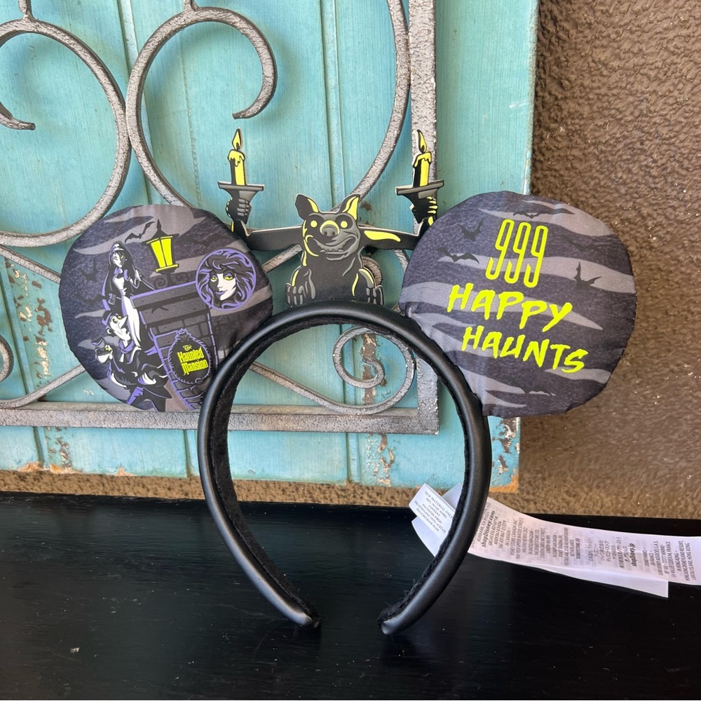 DISNEY PARKS Haunted Mansion 999 Happy Haunts Gargoyle Madam Leota Ears